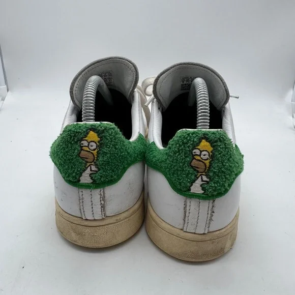 adidas gazelle silver green womens Adidas Men's Stan Smith Homer Simpson Shoes